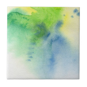 Abstrakter Wasserfarbe-Hintergrund handgemalt 8 Fliese