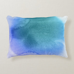Abstrakter Wasserfarben-Hintergrund, handgemalt 12 Zierkissen