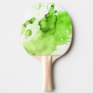 Abstrakter Wasserfarben-Hintergrund, handgemalt 3 Tischtennis Schläger
