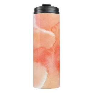 Abstrakter Wasserfarben-Hintergrund, handgemalt 4 Thermosbecher