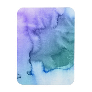 Abstrakter Wasserfarben-Hintergrund, handgemalt 6 Magnet