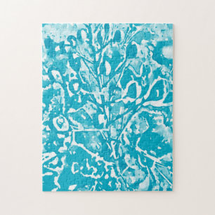 Abstrakter Wasservogel im Paradies Puzzle