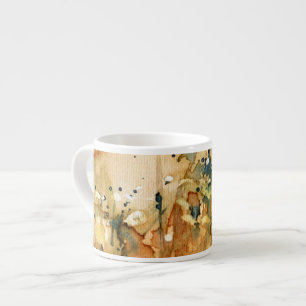 Abstrakter Watercolor und alter Hintergrund Espressotasse