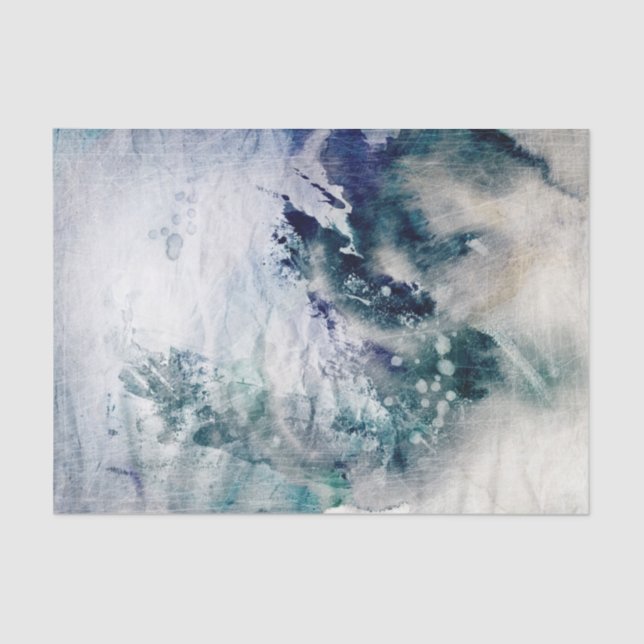 Abstrakter Watercolorhintergrund auf Grungepapier Seidenpapier (Vorderseite)