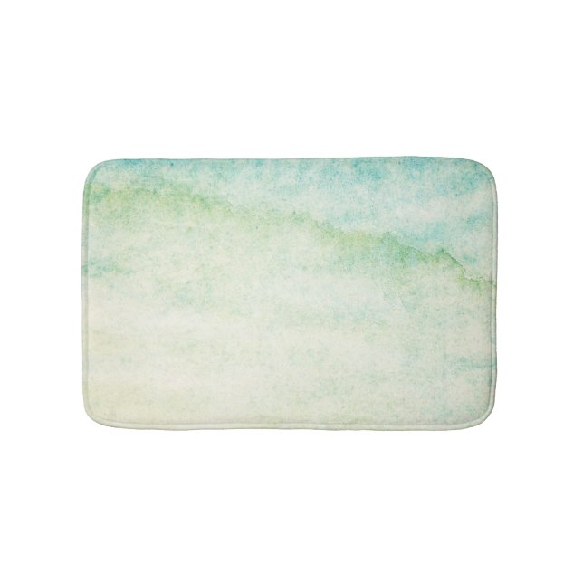 Abstrakter Watercolorhintergrund Badematte (Vorderseite)