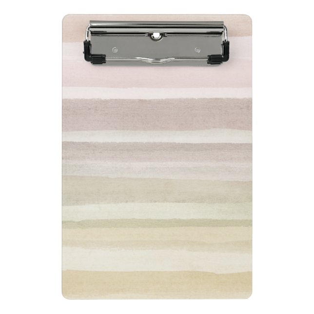 Abstrakter Watercolorhintergrund Mini Klemmbrett (Vorderseite)