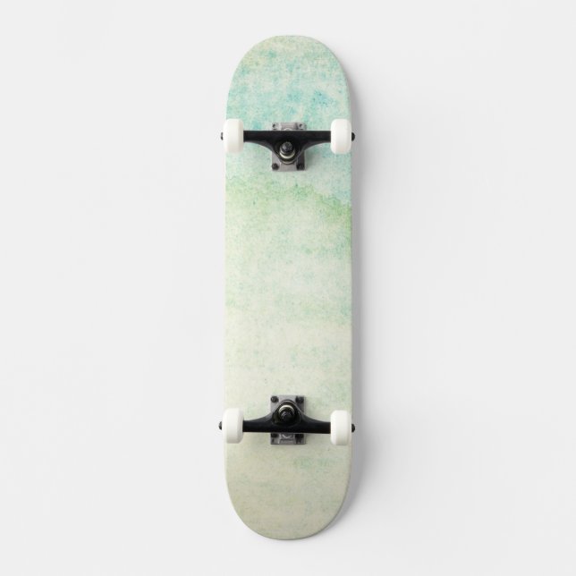 Abstrakter Watercolorhintergrund Skateboard (Vorderseite)