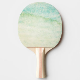 Abstrakter Watercolorhintergrund Tischtennis Schläger