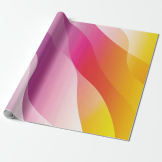 Abstrakter Wavy Hintergrund. Darstellung mit Farbe Geschenkpapier