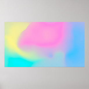 Abstrakter, weicher Hintergrund in Pastellfarben Poster