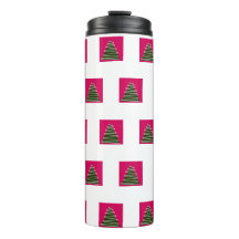 Abstrakter Weihnachtsbaumthermalwäscher