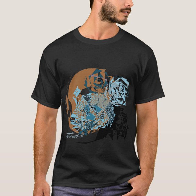 Abstrakter Weltraum-T - Shirt (Vorderseite)