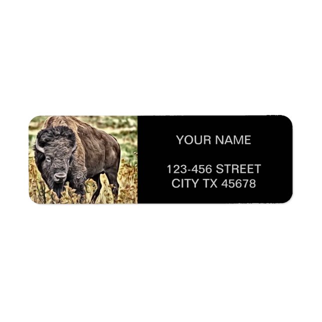Abstrakter Western Buffalo (Vorne)