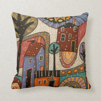 Abstrakter Wintergarten in 3 Größen Kissen