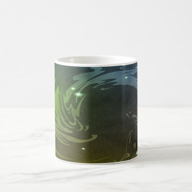 Abstrakter Wirbel Kaffeetasse (Mittel)