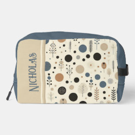 Abstrakter Woodland-Benutzername Waschbeutel