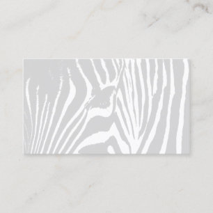 Abstrakter Zebra-Musterdesigner Visitenkarte