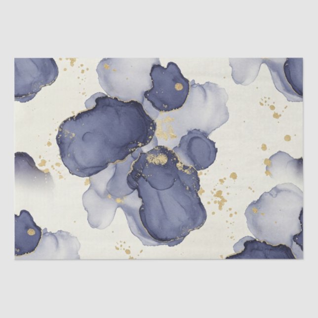 Abstrakter Zeichn von Natasha Us Seidenpapier (Vorderseite)