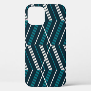 Abstrakter Zickzack: elegante vintage-geometrische Case-Mate iPhone Hülle