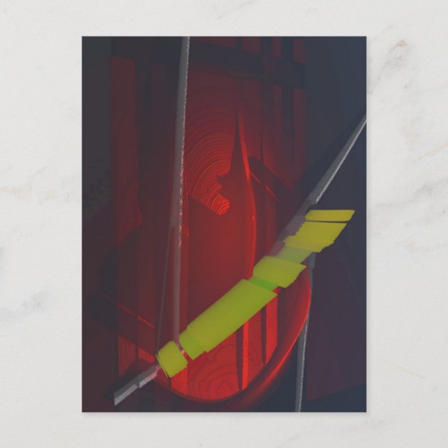 Abstraktes 1 postkarte (Vorderseite)