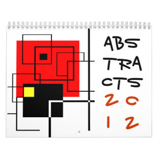 abstraktes 2012 kalender