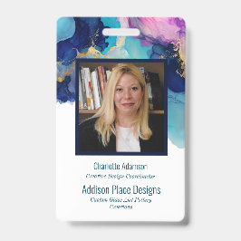 Abstraktes Abzeichen für die Sicherheit von Angest Ausweis