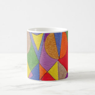 Abstraktes Acryl 1 Kaffeetasse