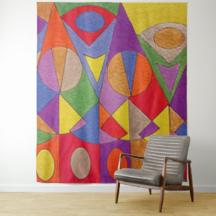 Abstraktes Acryl 1 Wandteppich