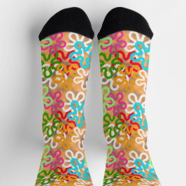 Abstraktes Afrikanisches Gebilde Socken