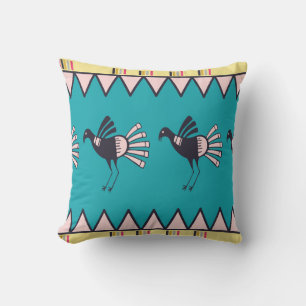 Abstraktes afrikanisches Kunstdesign. Handgezogene Kissen