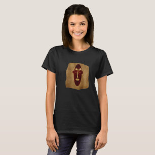 Abstraktes afrikanisches Stammesgebiet zeichnend T-Shirt