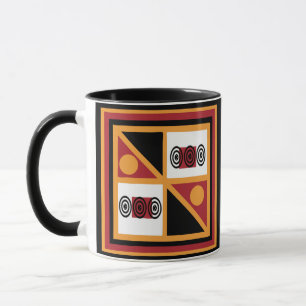 Abstraktes afrikanisches Stammesmuster Tasse
