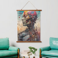 Abstraktes anatomisches Cyborg-Wandband