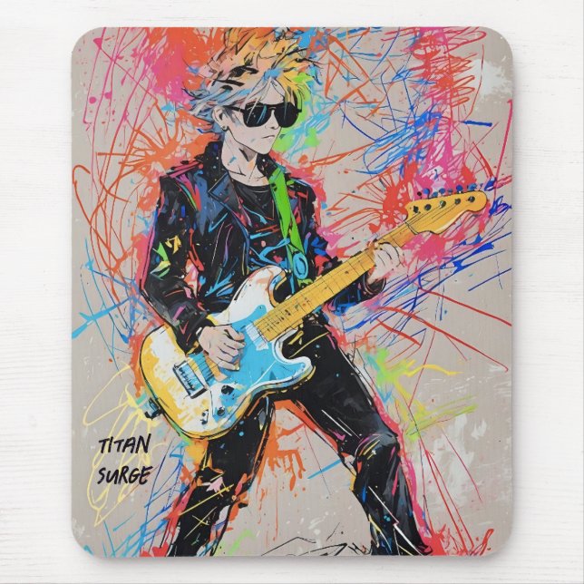 Abstraktes Animationsmousepad Mousepad (Vorne)