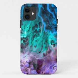 Abstraktes Apophysis-Fraktal I iPhone 11 Hülle