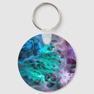 Abstraktes Apophysis-Fraktal I Schlüsselanhänger