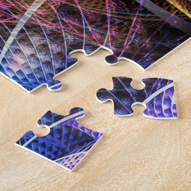 Abstraktes Apophysis-Fraktal X Puzzle (Seite)