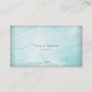 Abstraktes Aqua Tiffany Terminkarte