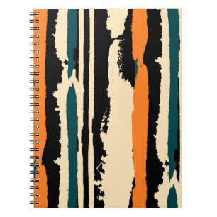 Abstraktes Aquarellmuster nahtlos mit Grunge Notizblock