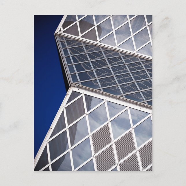 Abstraktes architektonisches Detail des Seattle Postkarte (Vorderseite)