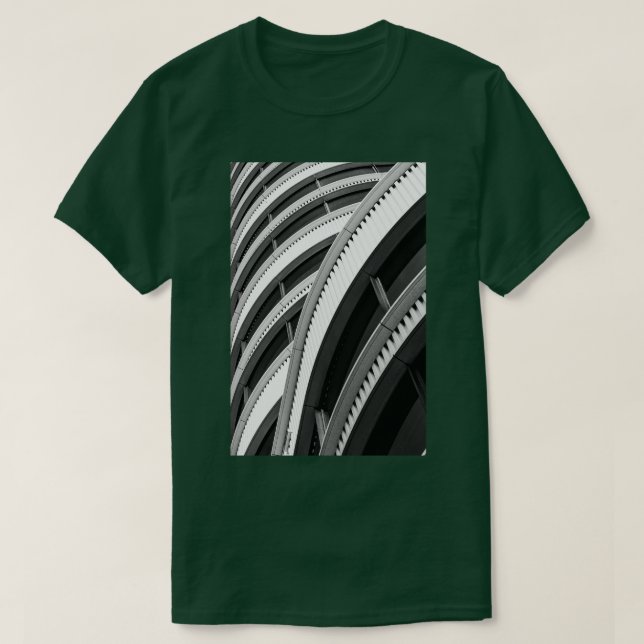 Abstraktes Architekturmuster T-Shirt (Design vorne)