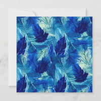 Abstraktes, ästhetisches Aquarellblau