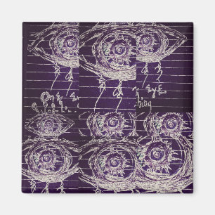 Abstraktes Auge Magnet