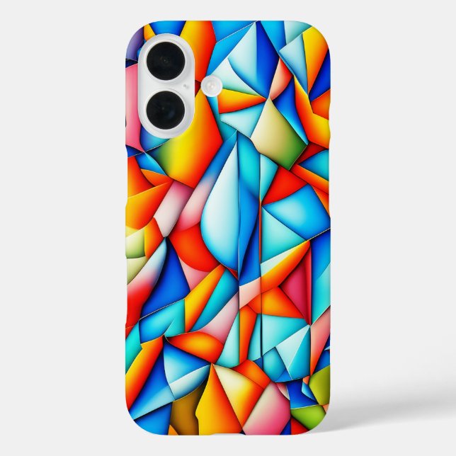 Abstraktes avantgardistisches Motiv im Kandinsky-S Case-Mate iPhone Hülle (Rückseite)