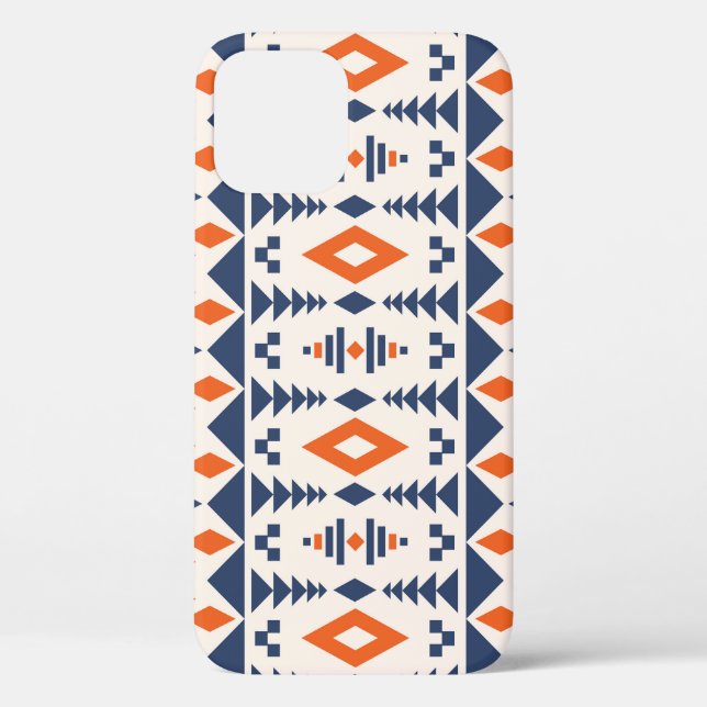 Abstraktes Aztec geometrisches, nahtloses Muster. Case-Mate iPhone Hülle (Rückseite)