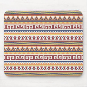 Abstraktes Azteken-Muster Mousepad