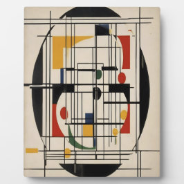 Abstraktes Bauhaus Geometrie Moderne Minimalistisc Fotoplatte