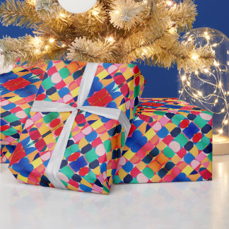 Abstraktes Bauhaus-Musterkunstpapier Geschenkpapier