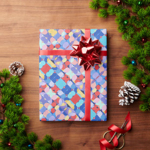 Abstraktes Bauhaus-Musterkunstpapier Geschenkpapier