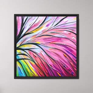 Abstraktes Baum-Wandkunst-Design Leinwanddruck